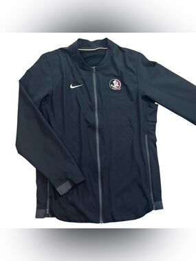 Nike Florida State Seminoles TEAM ISSUED Sideline Full-Zip Jacket Black Size S